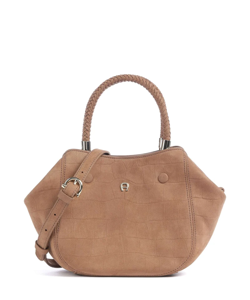 Aigner Carré Soft S Borsa a mano saddle brown