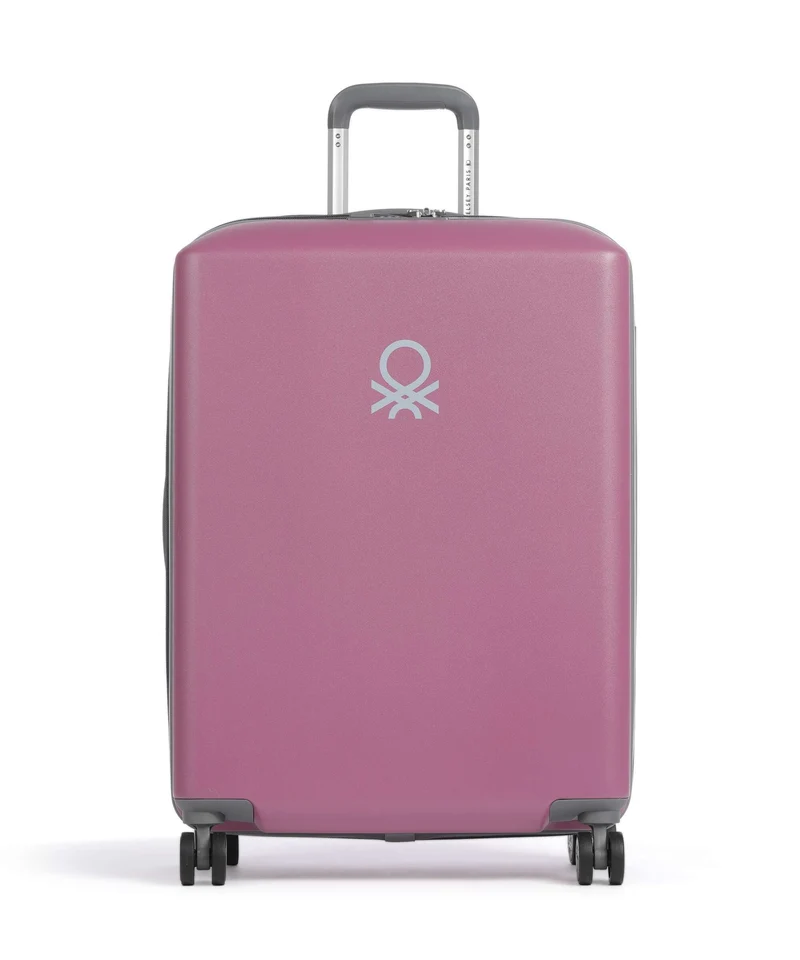 Delsey Paris x United Colors of Benetton UCB Hardside Valigia trolley (4 ruote) pink