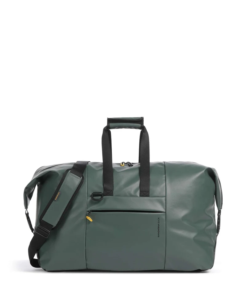 Mandarina Duck Eco Coated Borsone da weekend deep green