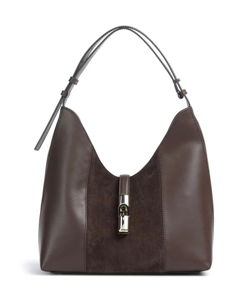 Furla Goccia M Borsa hobo toni espresso