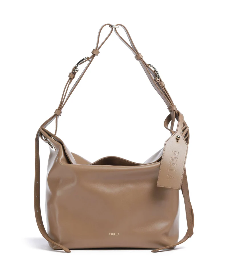Furla Ginevra M Borsa hobo toffee