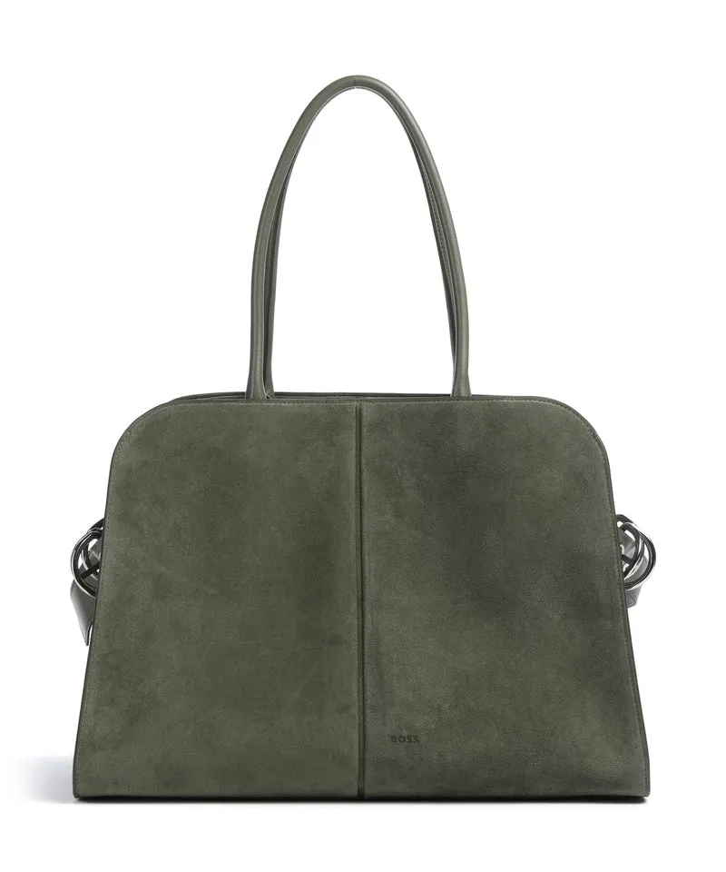 BOSS Clarice Borsa shopper dark green
