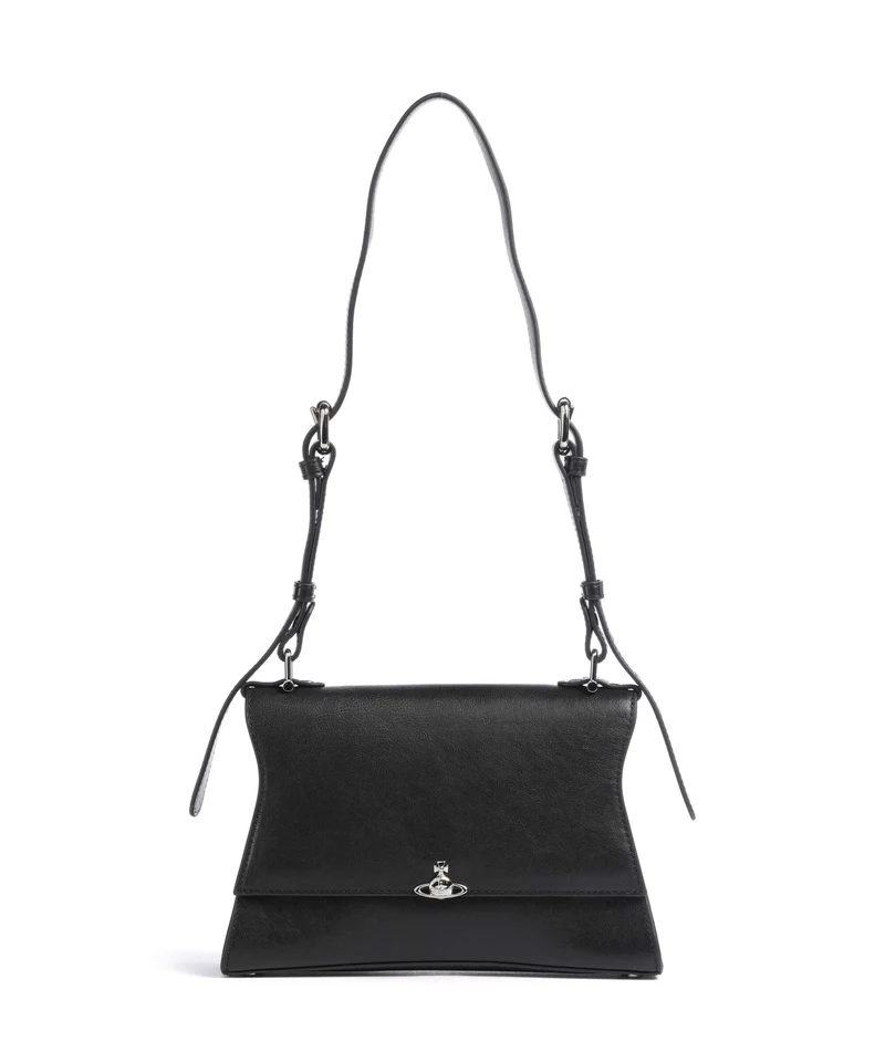 Vivienne Westwood Bianca Supple Small Borsa a spalla black