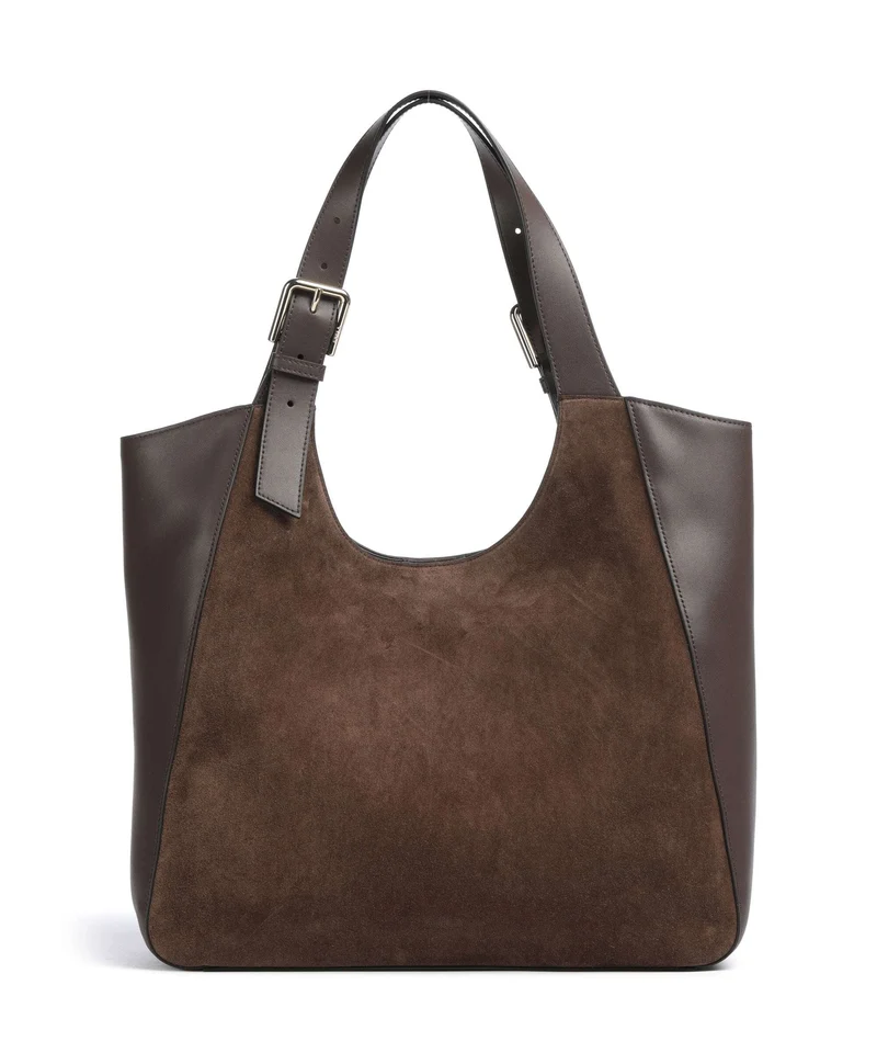 Furla Dora L Borsa shopper toni cioccolato