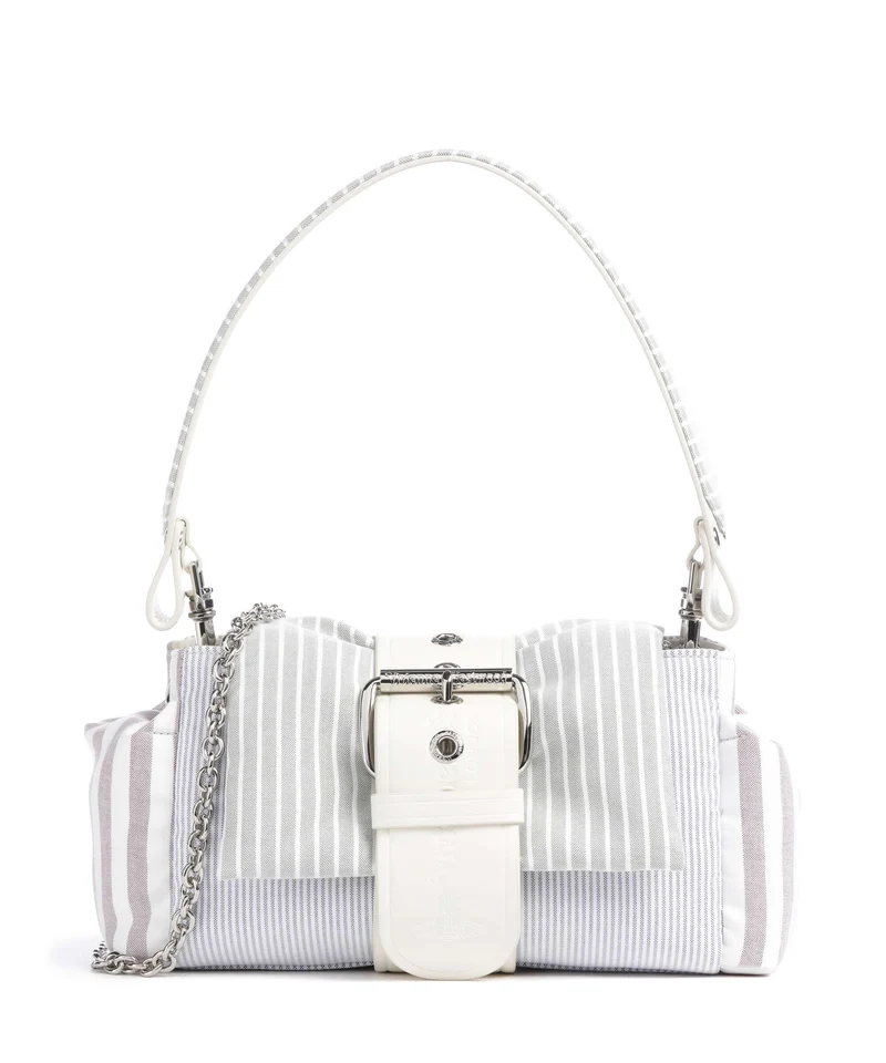Vivienne Westwood Hazel Treasure Classic Oxford Shirt Borsa a spalla multi