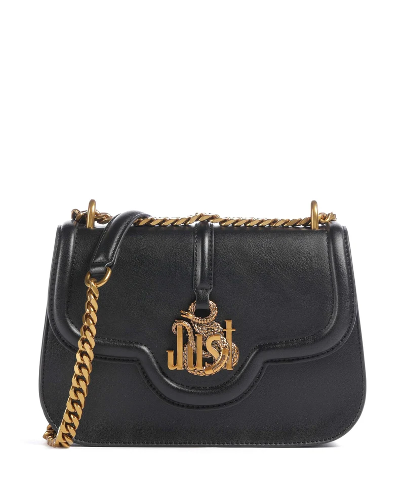 Just Cavalli Just Snake Borsa a spalla black