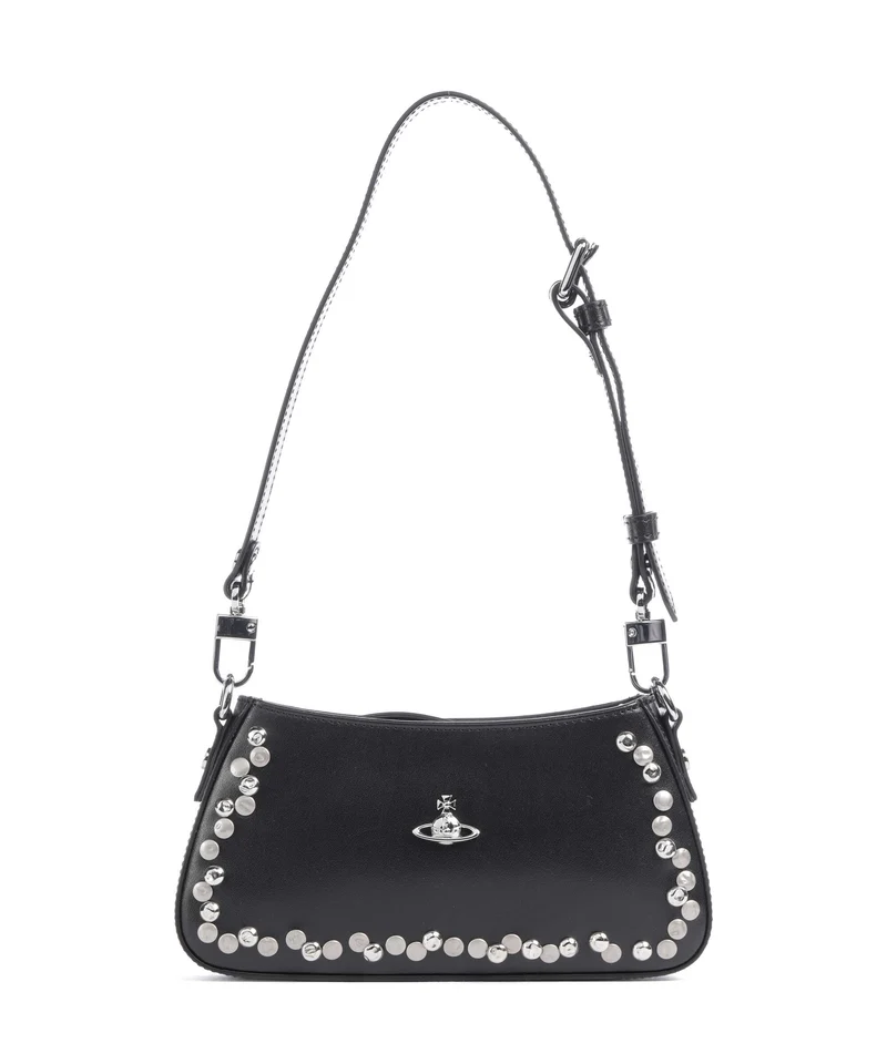 Vivienne Westwood Tasha Smooth Borsa a spalla black