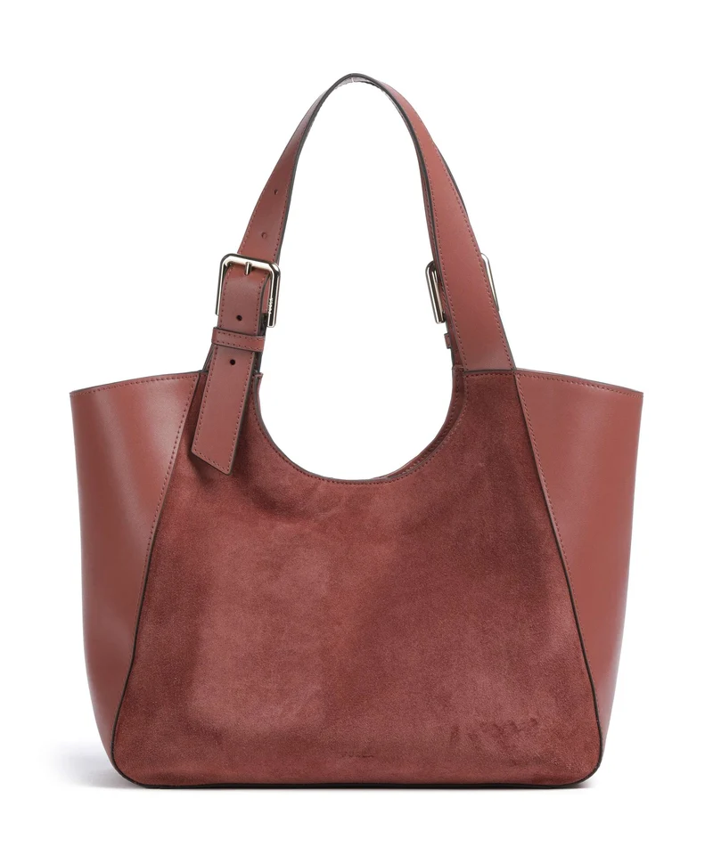 Furla Dora M Borsa shopper toni marsala