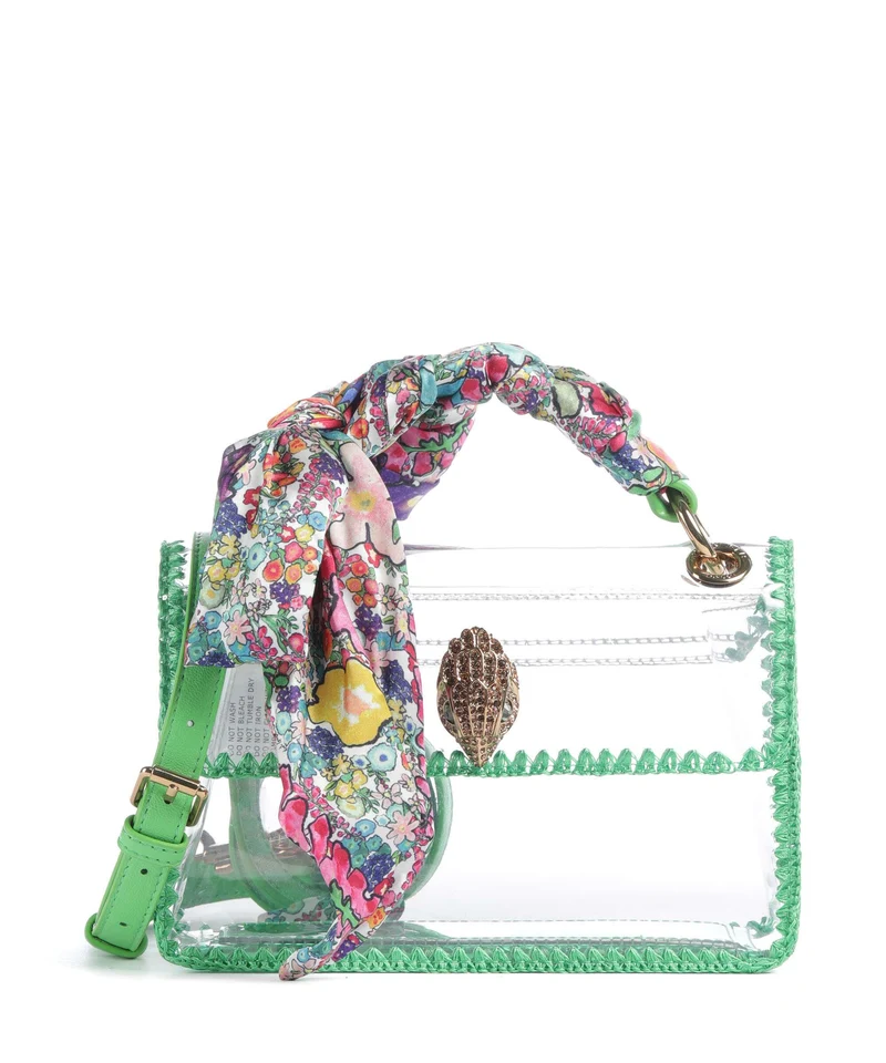 Kurt Geiger Kensington Vinyl Mini Borsa a tracolla green combination