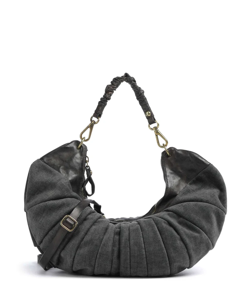 Campomaggi Borsa hobo grey/dark grey
