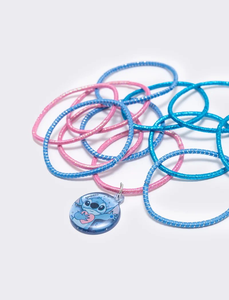 Set 12 elastici con diverse licenze - Blu