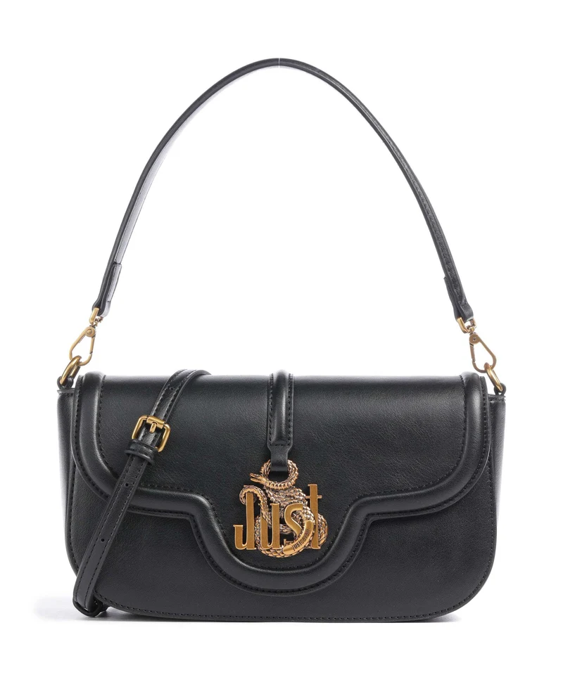 Just Cavalli Just Snake Borsa a spalla black