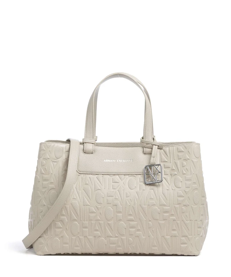 Armani Exchange Liz M Borsa a mano script