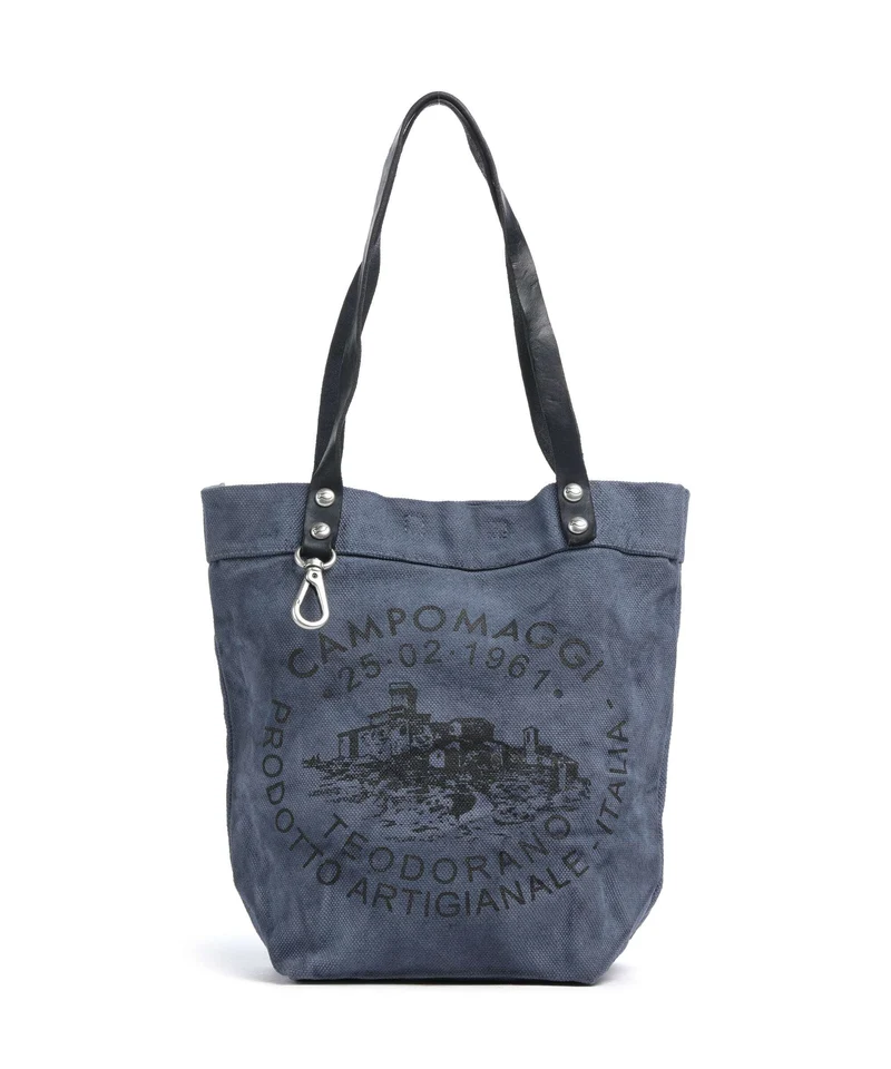 Campomaggi Borsa shopper blue