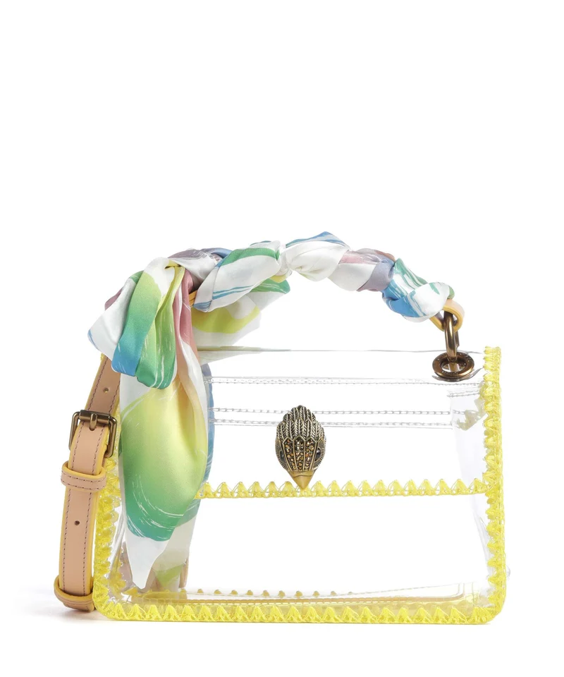 Kurt Geiger Kensington Vinyl Mini Borsa a tracolla yellow