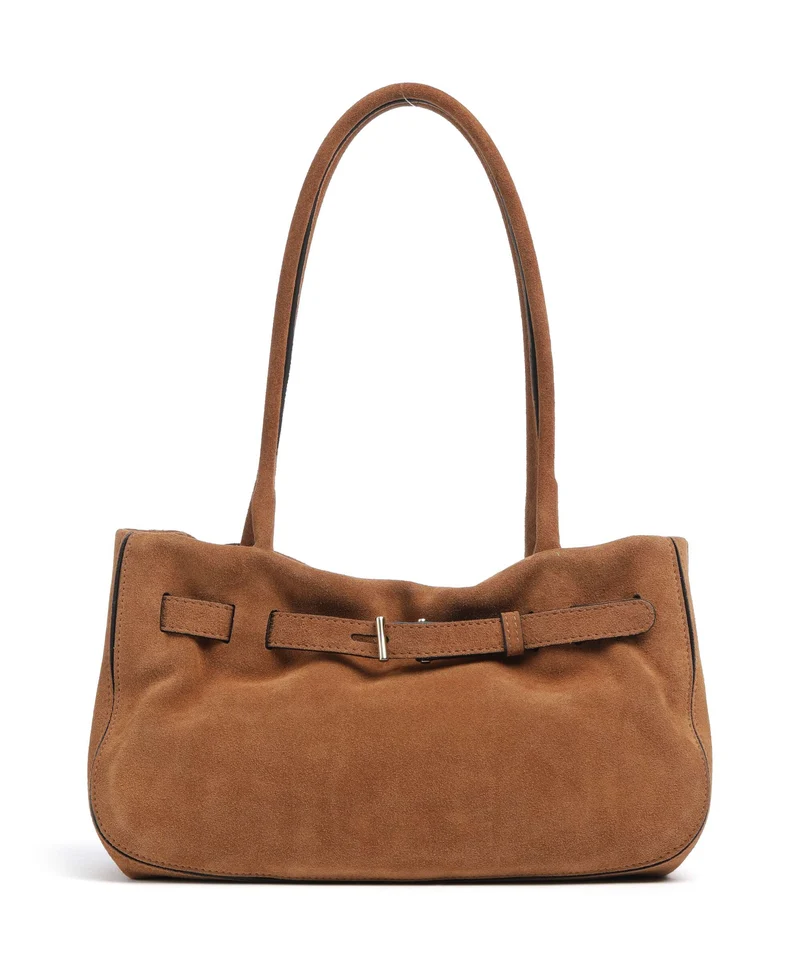 Abro Suede Jill Borsa a spalla cuoio