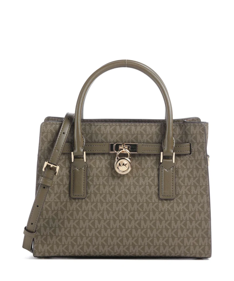 Michael Kors Hamilton Moderne Small Borsa a mano loden