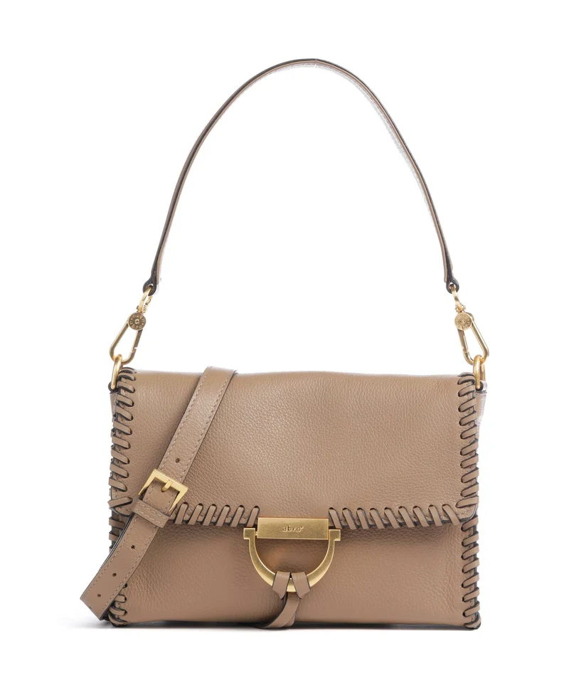 Abro Dalia Temi Stitch Borsa a spalla cappuccino