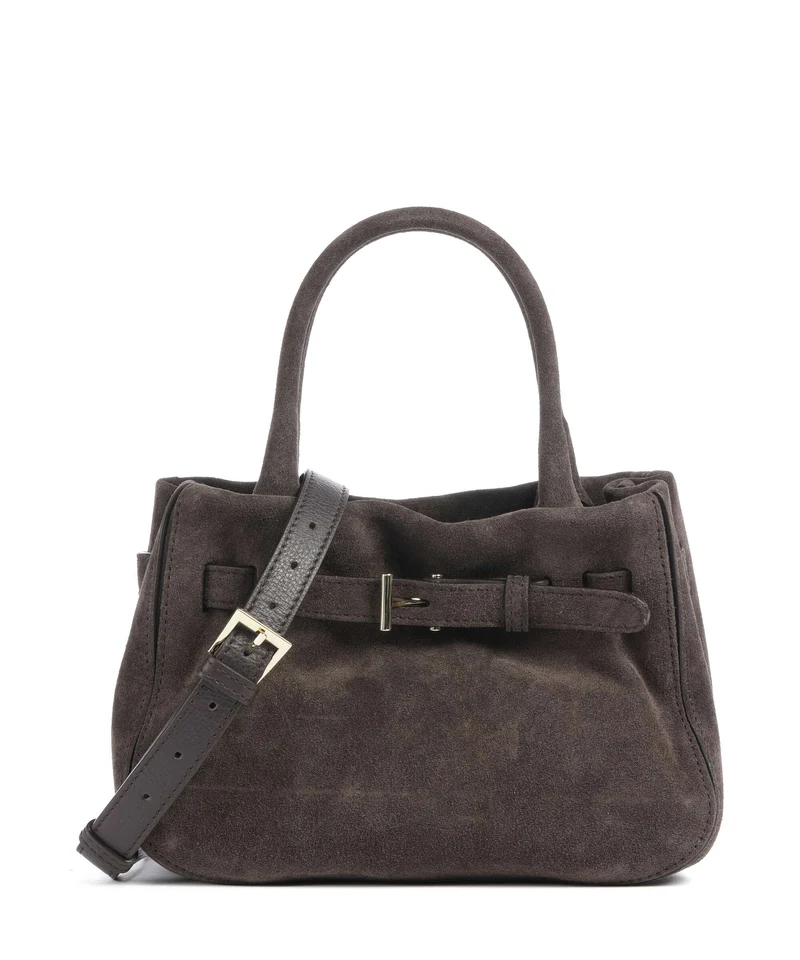 Abro Suede Jill Borsa a mano dark brown