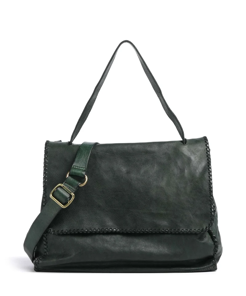 Campomaggi Borsa shopper green bottle