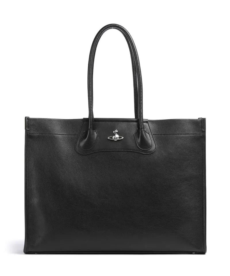 Vivienne Westwood Troy Supple Borsa shopper black