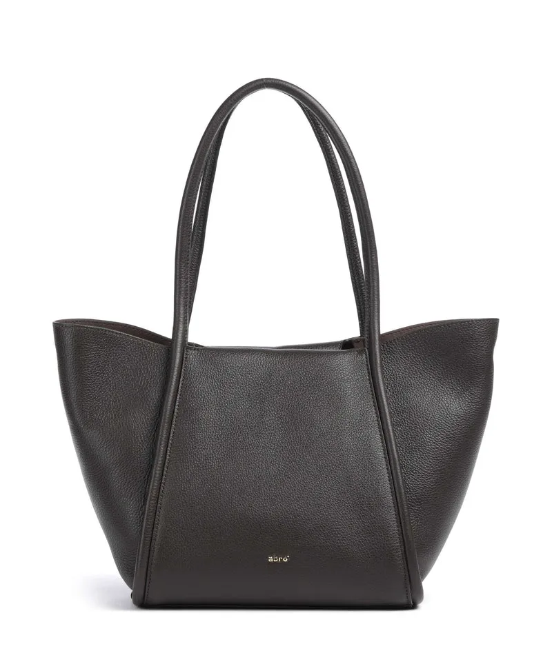 Abro Agave Willow Small Borsa shopper dark brown