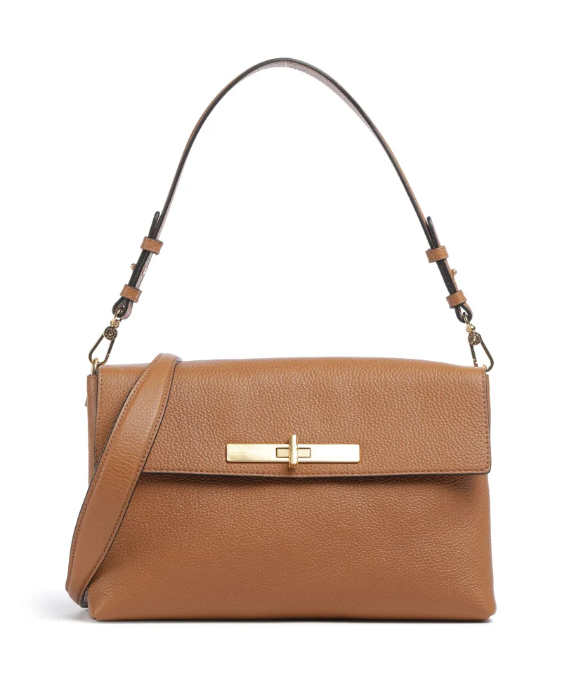 Abro Agave Twist Borsa a spalla cuoio