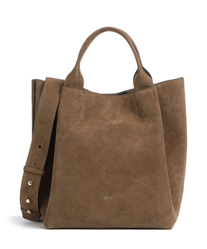 Abro Suede Essential Medium Borsa a mano khaki