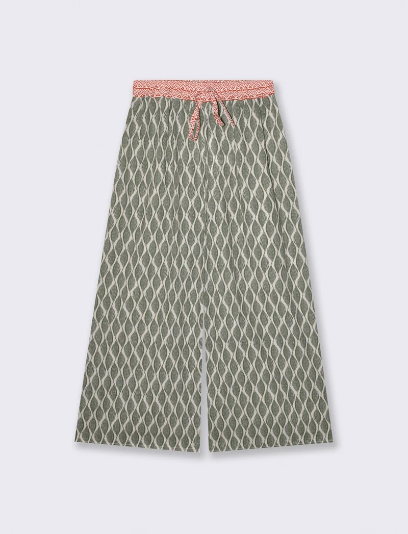 Pantaloni Pinocchietto con Stampa - Ve.milit.