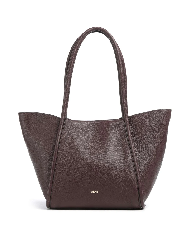 Abro Agave Willow Small Borsa shopper burgundy