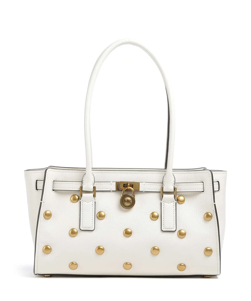 Michael Kors Hamilton Moderne Small Borsa a spalla eggshell