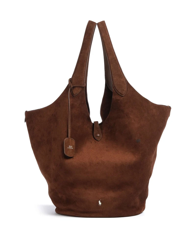 Polo Ralph Lauren Play Large Borsa hobo cafe