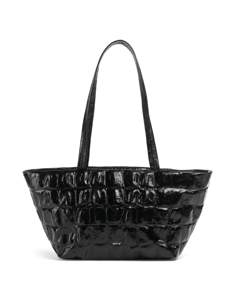 Abro Maxxi Cocco Alba Borsa shopper black/nickel