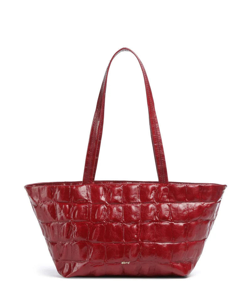 Abro Maxxi Cocco Alba Borsa shopper ruby