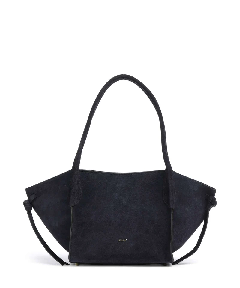 Abro Suede Vibe Small Borsa a spalla navy