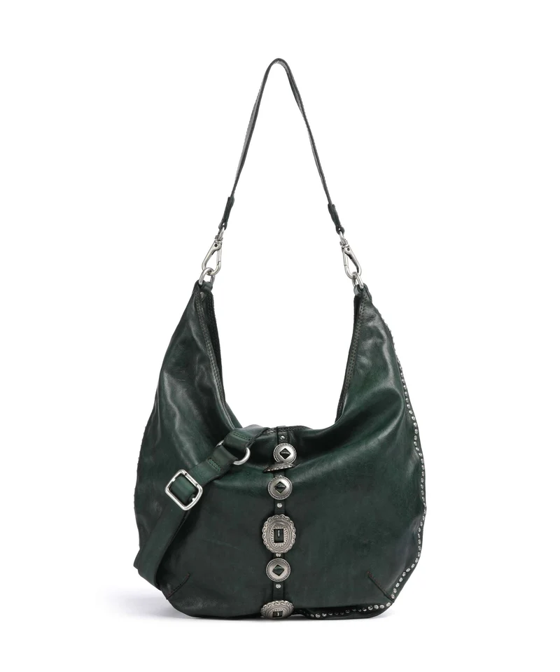 Campomaggi Borsa hobo green bottle