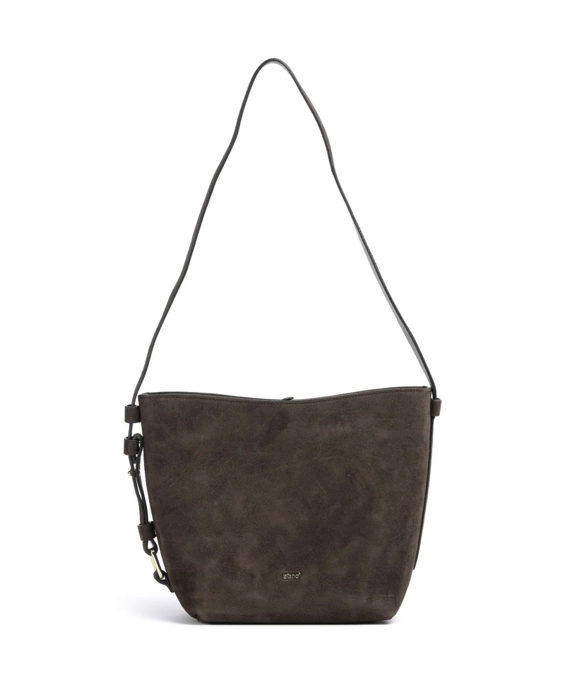 Abro Suede Cosmo Borsa hobo dark brown