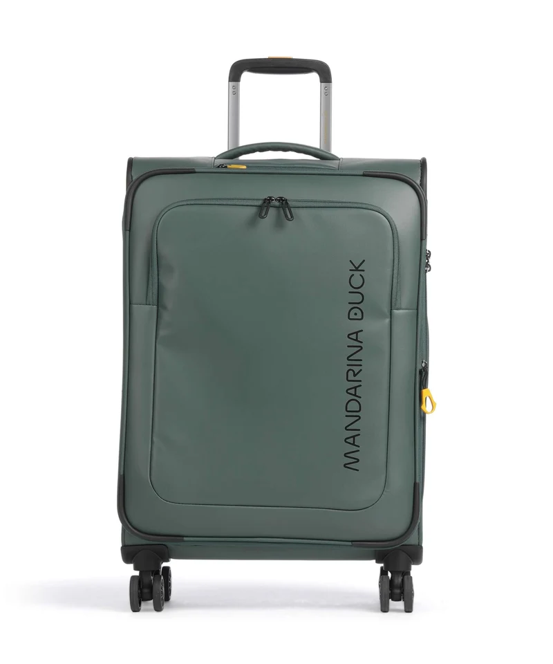 Mandarina Duck Eco Coated Valigia trolley (4 ruote) deep green