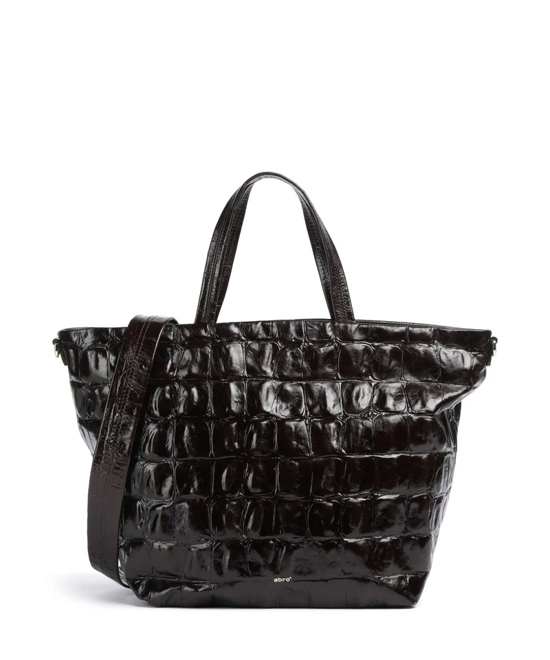 Abro Maxxi Cocco Alba Borsa a mano dark brown