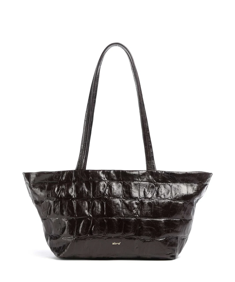 Abro Maxxi Cocco Alba Borsa shopper dark brown