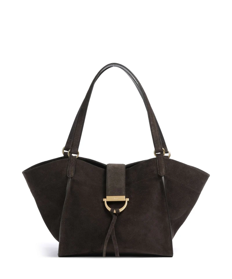Abro Suede Temi Borsa shopper dark brown
