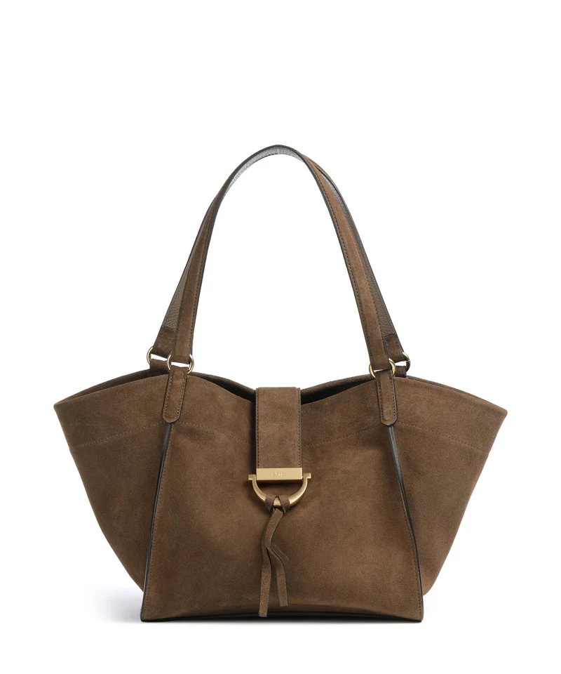 Abro Suede Temi Borsa shopper khaki