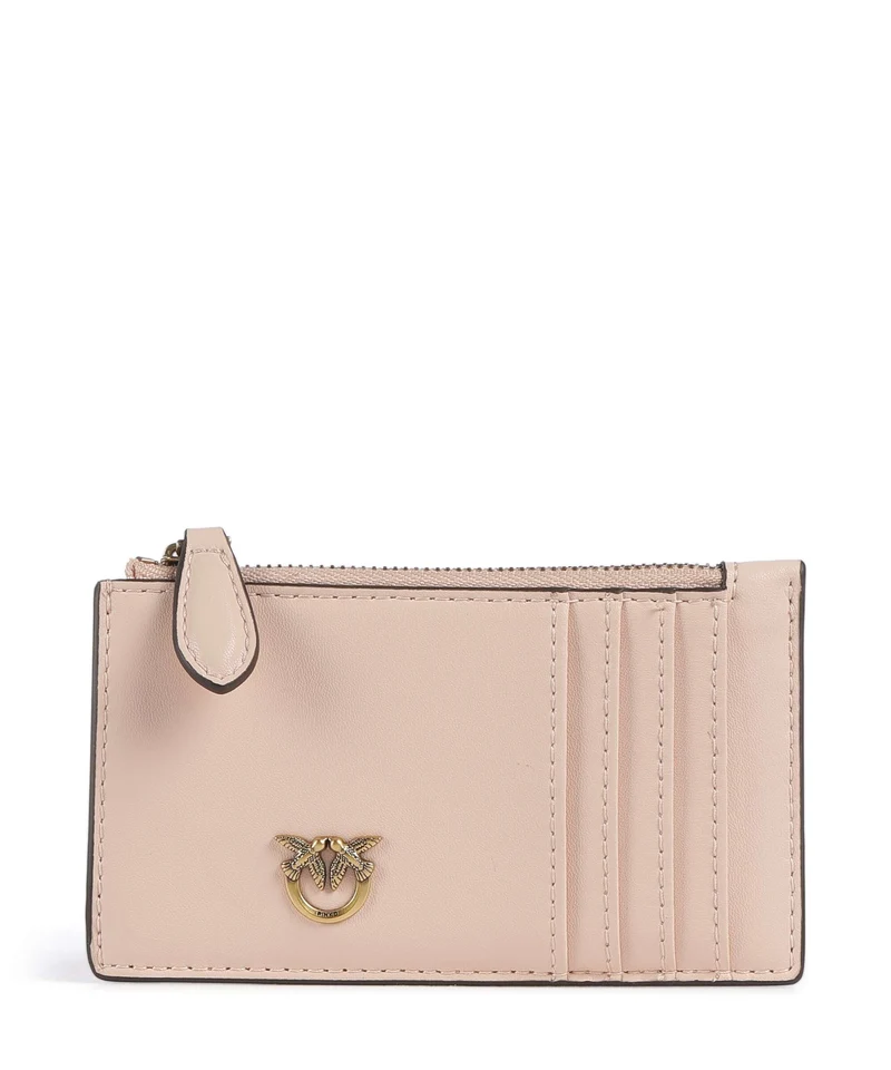 Pinko Airone Porta carte di credito rosa cammeo/antique gold