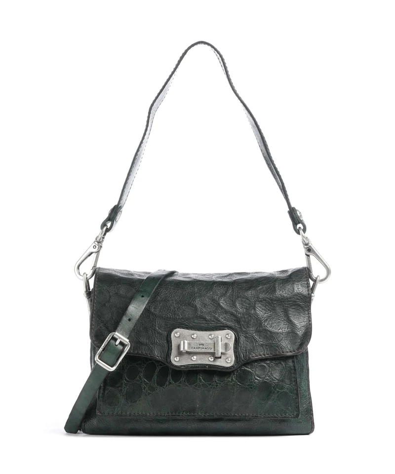 Campomaggi Borsa a spalla green bottle