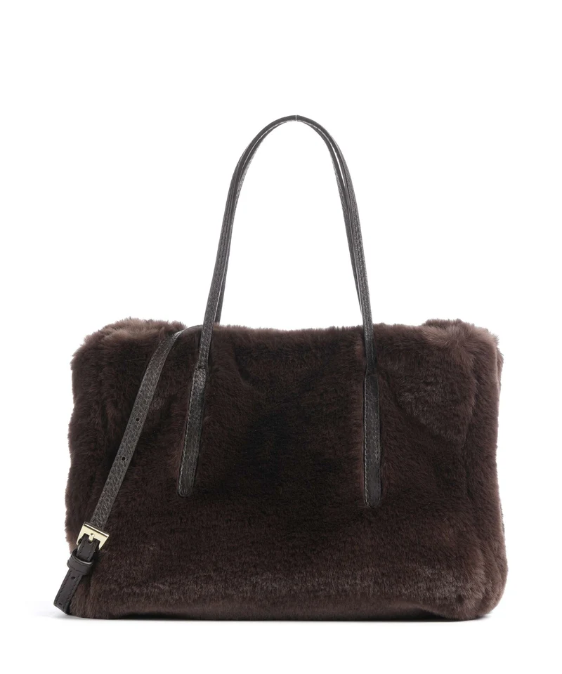 Abro Eco Fur Noelle Borsa a mano dark brown