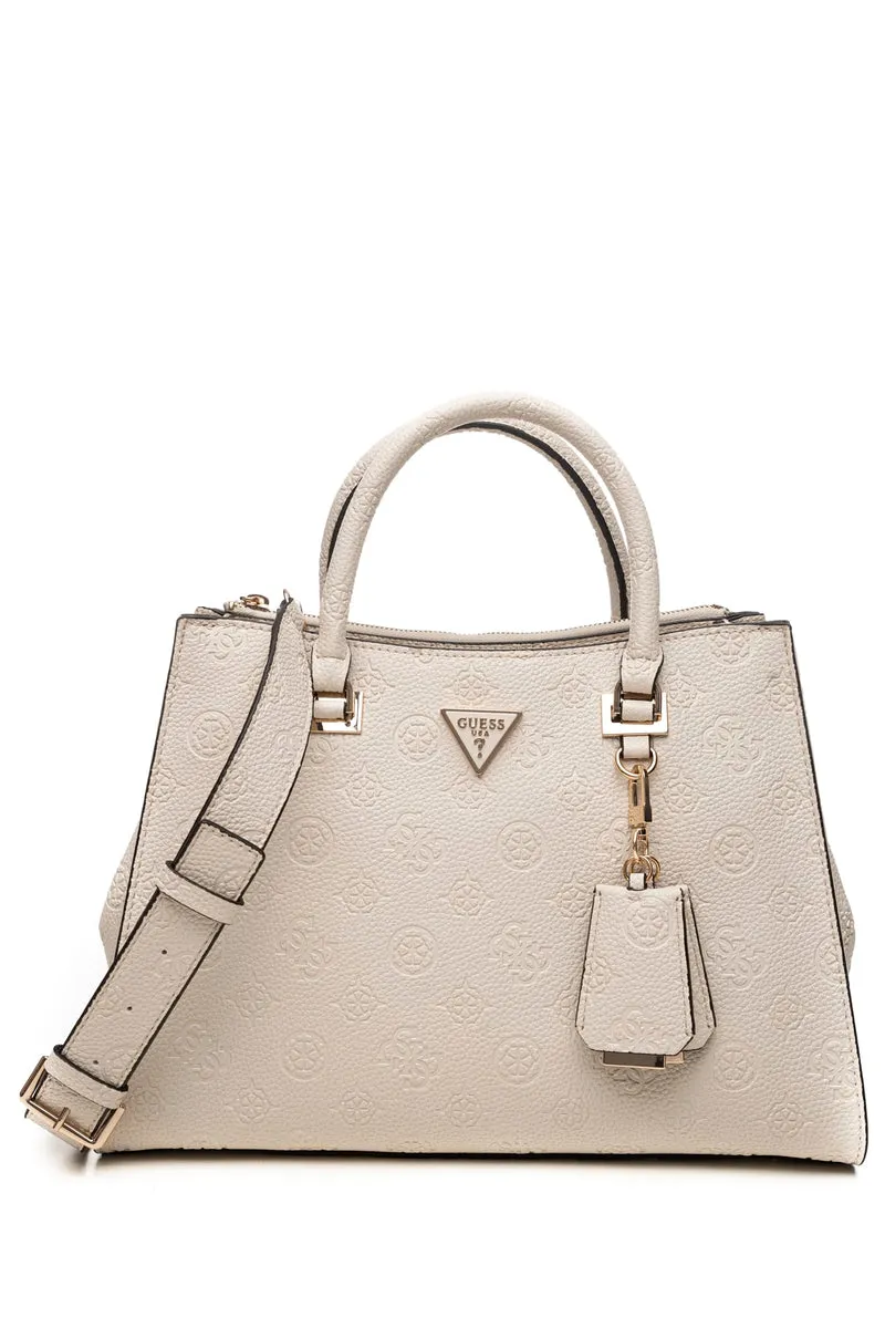 Borsa Guess Cresidia Ii Da Donna Avorio In Poliuretano