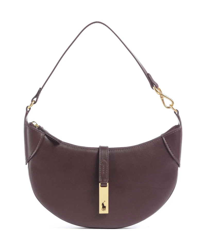 Polo Ralph Lauren ID Collection Small Borsa a spalla midnight merlot