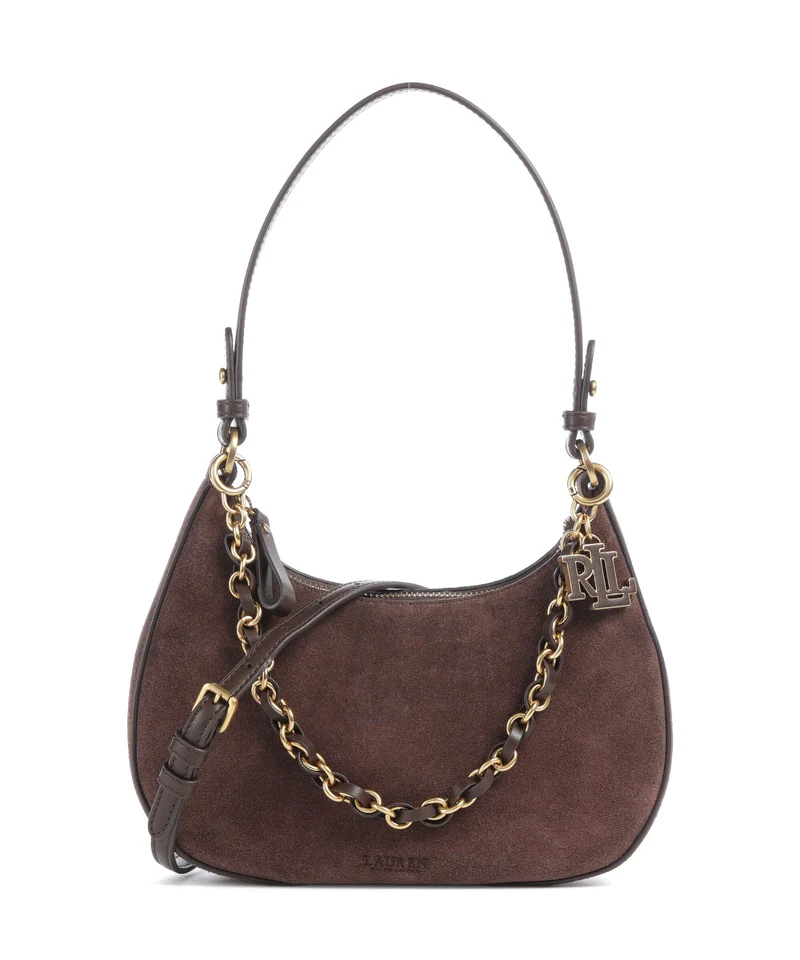 Lauren Ralph Lauren Marcy Medium Borsa a spalla chestnut brown