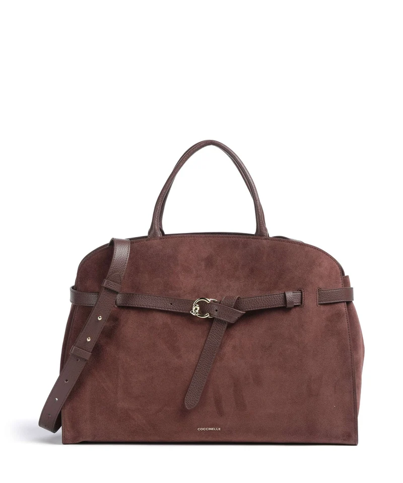 Coccinelle Sabine Suede Borsa a mano berry