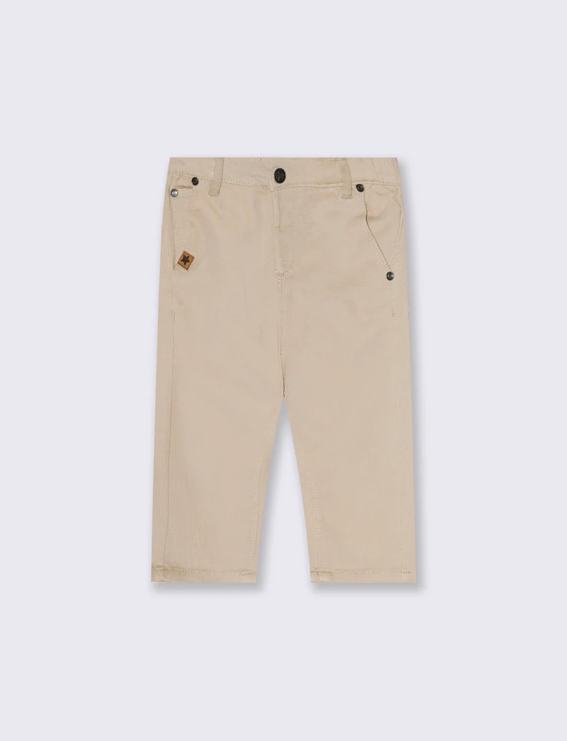 Pantaloni in twill versatili e pratici - Beige